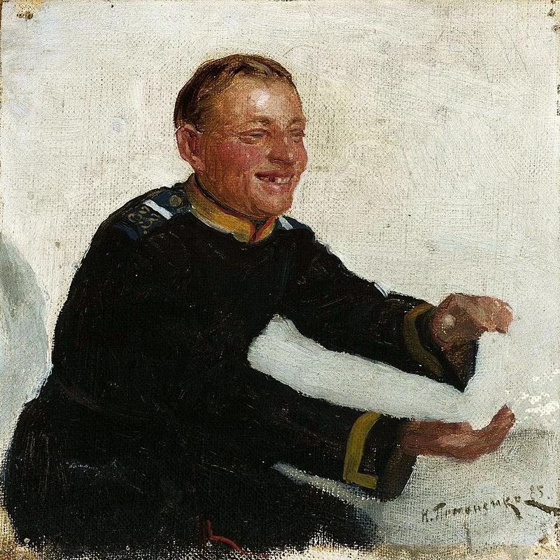 Soldato russo nel teatro - Museo Nazionale di Varsavia